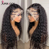 HD Transparent Curly Lace Front Wig - Ready to Wear Human Hair